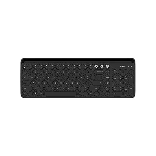 Multi Device Wireless Keyboard, Miiiw Bluetooth DualMode Ultra Slim