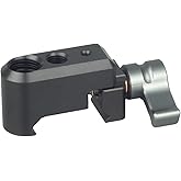 DEKEENSTAR NATO Clamp,Quick Release NATO Rail Clamp with 1/4" 3/8" Threads for Camera Cage Cold Shoe Adapter Monitor Support Mount Magic Arm Ballhead Video Light Microphone