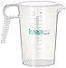 LegacyPro Translucent Graduated Pitcher for Darkroon Chemicals, Automotive and Pool Supplies, 128oz