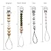 Ali+Oli Silicone Bead Pacifier Clip for Baby Girl or Boy (White Wood) Binky Soother Holder Leash, BPA Free, Keeps Teethers Safe, Chupetes para Bebes