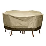 Patio Armor Deluxe Round Table and Chair Set Cover