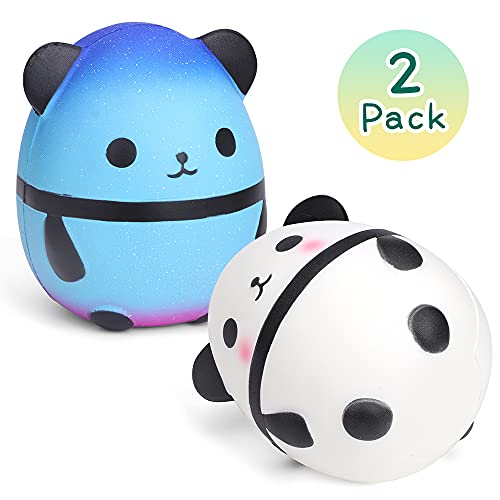 Jumbo Squishy Panda Egg Squishies Fidget Toys Galaxy, Slow Rising