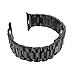 iiteeology Compatible with Apple Watch Band Series 11/10/9/8/7 46mm/45mm, Ultra 3/Ultra 2 49mm, Series 6/5/4 SE 3 44mm, Series 3/2/1 42mm, Stainless Steel Metal Link Band for iWatch - Black