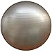 Fitness Ball: Silver, 22in/55cm Diameter, Includes 1 Ball +1 Pump + 1 Page Instruction Chart. No instructional DVD. (Exercise Gym Swiss Stability Ball)