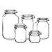 Bormioli Rocco Fido Clear Glass Jar with 85 mm Gasket, 2 Liter