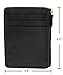 Mens Minimalist Wallets - Slim Front Pocket RFID Blocking Wallet - 3-Pockets Card Holder with ID Window Sleeve and Zipper Compartment - with Identity Theft Protection - (Black)