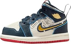 NIKE Jordan 1 Mid SE Toddler-Size-5, Armory