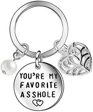 Couples Lovers Jewellery Gift Love Keyrings Key Rings Chains Boyfriend Girlfriend Husband Wife Accessories (2)