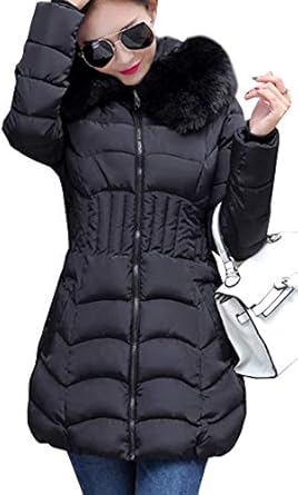 doudoune femme cintrée capuche fourrure