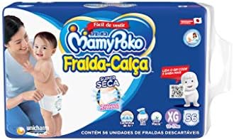 Fralda-Calça MamyPoko Tamanho XG, 56 unidades | Amazon  (7898656390704)