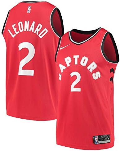 Kava Men's Raptors Leonard Jersey No 2