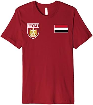 Mens Egypt Football Soccer Jersey T-Shirt 2XL Cranberry