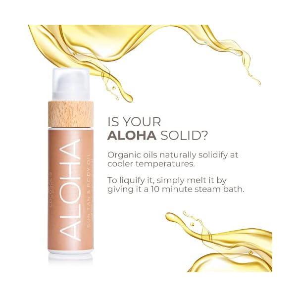 COCOSOLIS-Aloha-Tan-Accelerator-with-Vitamin-E-Bio-Oil-Body-Lotion-for-Natural-Tan-110-ml COCOSOLIS Aloha Tanning Accelerator with Vitamin E, Cocoa Butter - Organic Tanning Oil & Body Lotion with 6 Precious…