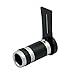 Universal 8x18 Optical Zoom Lens Micro Mobile Phone Lens Telescope Camera with Holder for iPhone Samsung HTC Android Smartphones (Black)