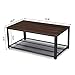 VASAGLE Coffee Table with Storage Shelf for Living Room, Industrial Design with Metal Frame, Easy Assembly ULCT61BF