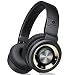 Bluetooth Headphones Over Ear Linpa M1 on Ear Wireless Headphone Hi-Fi Headset with Mic, Foldable, 30H Playtimes, Soft Earpads, Wireless and Wired Mode for TV/Cell Phones