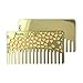Personalized Go-Comb + Mirror - Custom Brass Hair Comb - Fit For Your Wallet