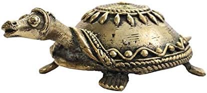 The Tribal Hermit Embellish Tortoise Tribal Craft, Handicraft Gifts, Home Decor