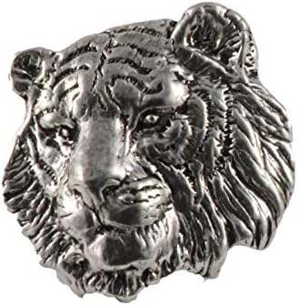 Handcrafted Big Cat Brooch and Lapel Pins - Cheetah, Leopard, Lion, Tiger, Bobcat, Lynx, Mountain Lion, Cougar - Pewter, Copper, Gold, Painted - Made in USA