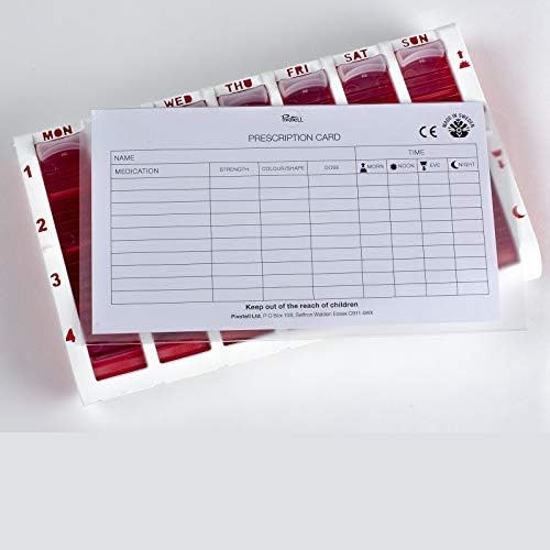 Red Pivotell Weekly Pill Organiser - Image 4