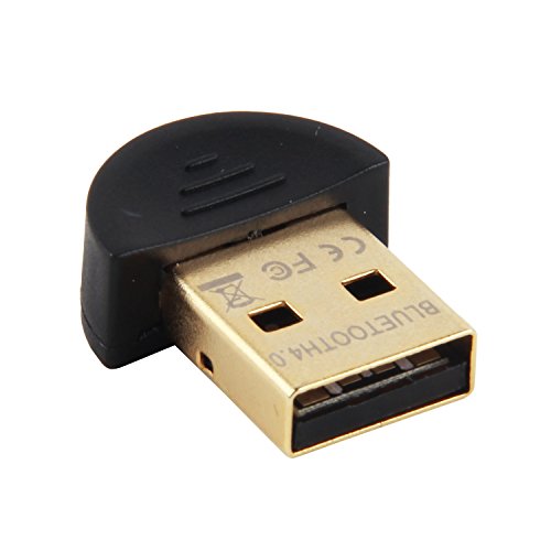 MOGOI(TM) USB 4.0 Bluetooth Adapter CSR 4.0 Dongle for Window 98 / XP / Vista / Win 7,Golden Black With MOGOI Accessory