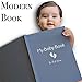 Baby Memory Book Boy Modern Journal Keepsake Scrapbook for First 5 Years