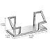 ArtsOnDesk Modern Art Business Card Stand Holder St201 Stainless Steel Silver color Patented Luxury Desk Accessory Name Card Case Office Organizer Gift for any Occasions