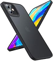 TORRAS 半透明 iPhone 12 用ケース iPhone 12 Pro 用ケース 米軍MIL規格取得 高耐衝撃 マット感 ストラップホール付き SGS認証 黄ばみなし レンズ保護 6.1インチ アイフォン12 用 12 Pro用カバー...