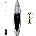 Tower Xplorer Inflatable 14' Stand Up Paddle Board - (8 Inches Thick) - Universal SUP Wide Stance - Premium SUP Bundle (Pump & Adjustable Paddle Included) - Non-Slip Deck - Youth and Adult