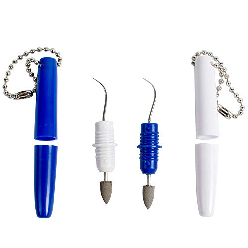 Portable Teeth Stain Remover, Travel Plaque and Tartar Remover — Mini Stain Eraser Dental Tooth Pick Interdental Pick Oral Hygiene Tooth Kit for Travel & Home Use