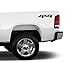 4X4 Truck Replacement Logos / Pair / Black Vinyl Vehicle Chevy Graphic Decal Sticker Pair
