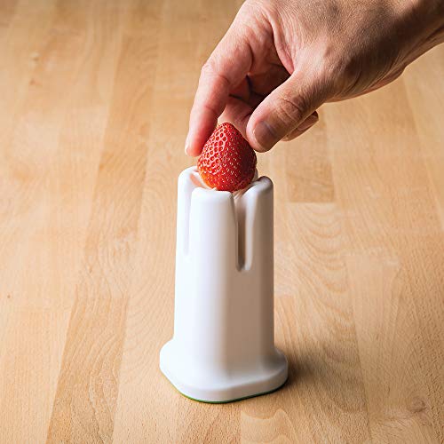 Prep Solutions by Progressive Veggie Cutter, PS-1020 Vegetable Cutter, Carrot Cutter, Quarter Carrots, Strawberries, Cucumber, Brussel Sprouts, Hotdogs