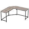 VASAGLE ALINRU L-Shaped Computer Corner Desk, for Study, Home Office, Gaming, Space-Saving, Easy Assembly, Industrial…