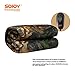 Sojoy 12V Heated Smart Multifunctional Travel Electric Blanket for Car, Truck, Boats or RV with High/Low Temp Control (55