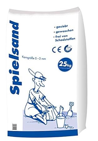 Aktionsspielsand Spielsand Kinder Sandkasten Sand 25 kg - gesiebt & gewaschen - frei von Schadstoffen