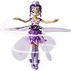 HATCHIMALS Pixies, Crystal Flyers Purple Magical Flying Pixie Toy, for Kids Aged 6 and up