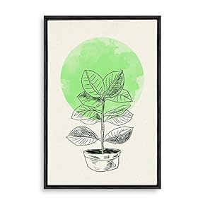 Framed Geometric Pattern Home Artwork for Living Room Bedroom