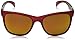 Suncloud Doubletake Polarized Sunglass with Polycarbonate Lens, Matte Red Frame/Red Mirror