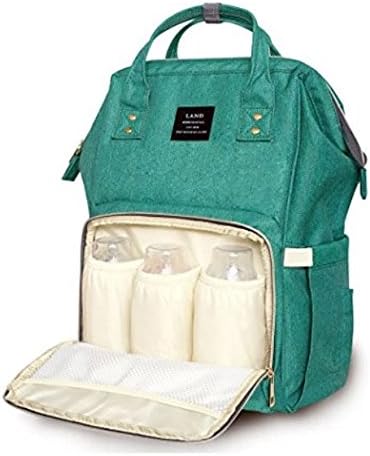 ACTIVE MUM Diaper Backpack: Lightweight, Water Resistant, Large Capacity Nappy Bag with 1 Large Main Compartment, 13 Insulated Storage Pockets, Wet Clothes and Tissue Pockets - Great for Active Mums keeping all your baby and elementary child’s items organised (Teal)