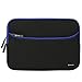 11 ~ 11.6 inch Laptop Sleeve, Evecase Neoprene Padded Slim Bag with Accessory Pocket for Apple Macbook Air, Microsoft New Surface Pro 2017, Surface Pro 4/ 3/ 2/ 1 Samsung Chromebook 3 XE500C13 - Black