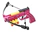 NXT GENERATION Pink Crossbow Pistol - Light, Compact, and Accurate, Archery and Pistol Target Practice - Practice Play for Kids - Incl 3 Safe Foam Suction Cup Dart Projectiles and Built in Quiver