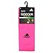 adidas Metro 4 Soccer Socks for Boys, Girls, Men and Women (1-Pair), Ultra Pop/Black/Clear Grey, Large