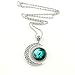 Moon Pendant Circling Sharks Necklace Shark Jewelry Ocean Pendant Best Friend Jewelry Gifts for BFF