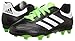 adidas Performance Kids' Goletto VI J Firm Ground Soccer Cleats, Black/White/Sgreen, 11 Medium US Little Kid