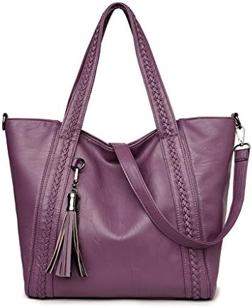 JAYLINNA Large Capacity Ladies Shoulder Bag Purses and Handbags Top Handle Satchel Tote Purse with Tassel for Women