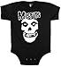 Sourpuss Misfits Logo One Piece 3-6 Months Black