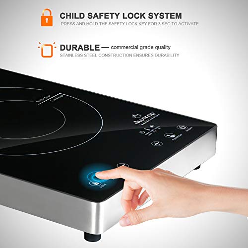2 Duxtop+1800+Watt+Induction+Countertop+Stainless