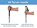 Trekology TREK-Z Collapsible Hiking & Trekking Poles - Balance Support for Seniors, Women, and Men, 2pc Per Set