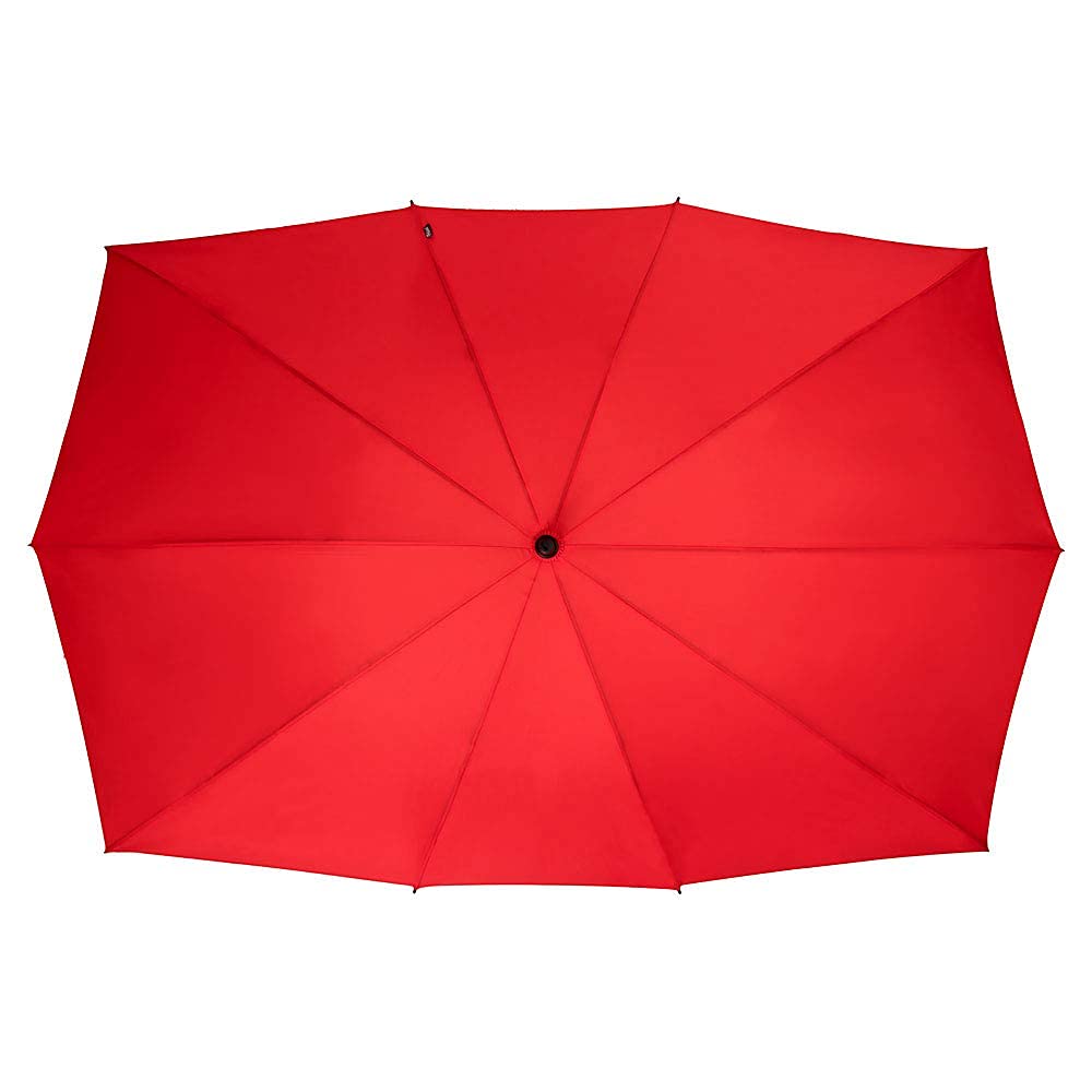 VON LILIENFELD® Umbrella Large Men Women 2 Persons Maxi red