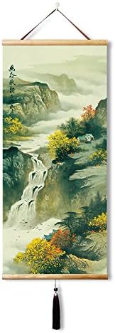 Paintings - Chinese Wall Scroll Japanese Scroll Wall Art Chinese Art Scroll Japanese Wall Art Chinese Painting Japanese Wall scroll Decor Home